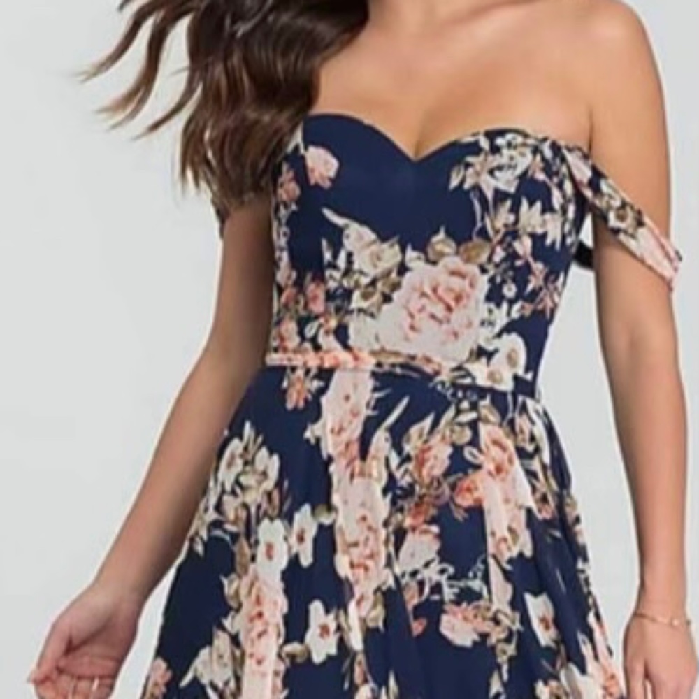 Kleinfield Floral Formal Dress